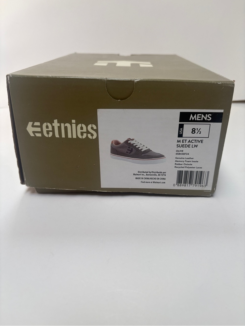 Etnies Men’s M Etactive Suede LW Sneakers - Olive